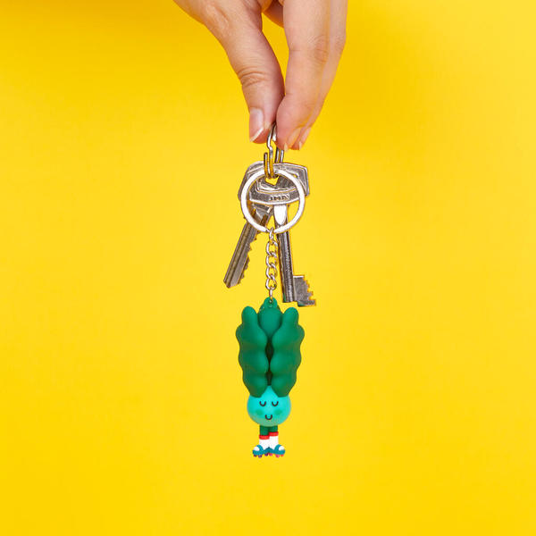 Schlüsselanhänger RAMEN CHOI CHOI Pak Choi von Brosmind x Balvi 2,6x6,8x14,6cm