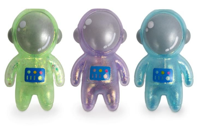 squeschi SPACE ADVENTURE Squeezy Light-Up Astronaut