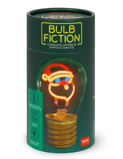 Tischlampe in Glühbirnenform - Bulb Fiction - Weihnachtsmann