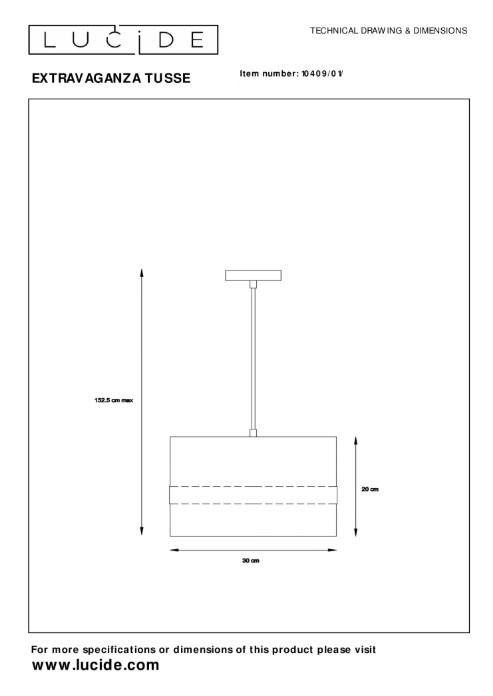 Draw-Dimn83VOMeNE0bFu Pendelleuchte EXTRAVAGANZA TUSSE Leinen Metall Grün E27 30x30x152,5cm