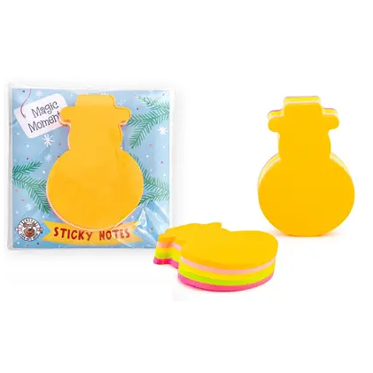  MAGIC MOMENTS Weihnachten Sticky Notes Mini Blöckchen 100 Blatt Scchneemann 5,7x0,7x5,7cm