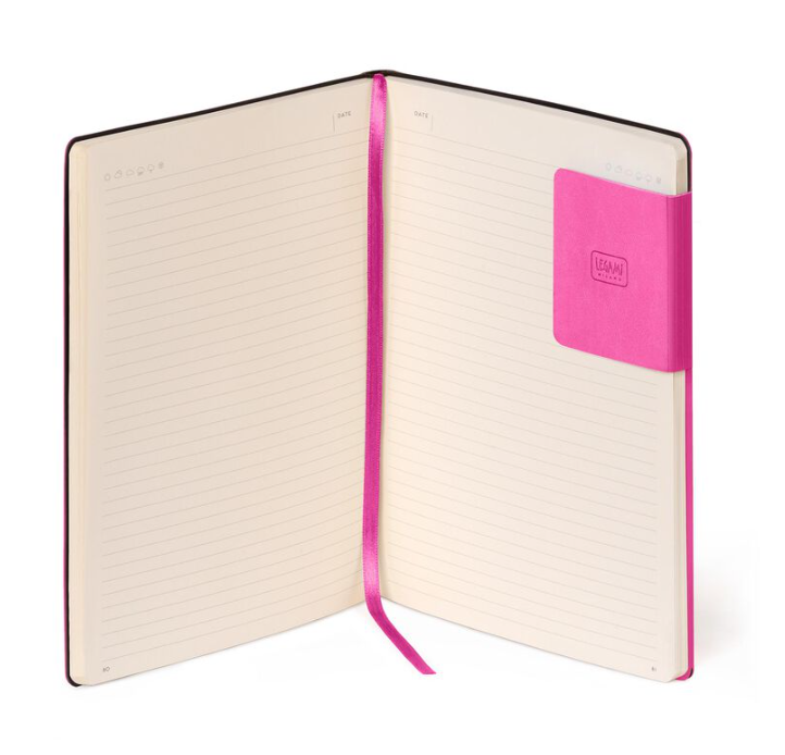 4Qgo4BWT3DgbEO Liniertes Notizbuch - Large - My Notebook 17,5x24,3cm 192 nummerierte Seiten Bougainvillea Pink
