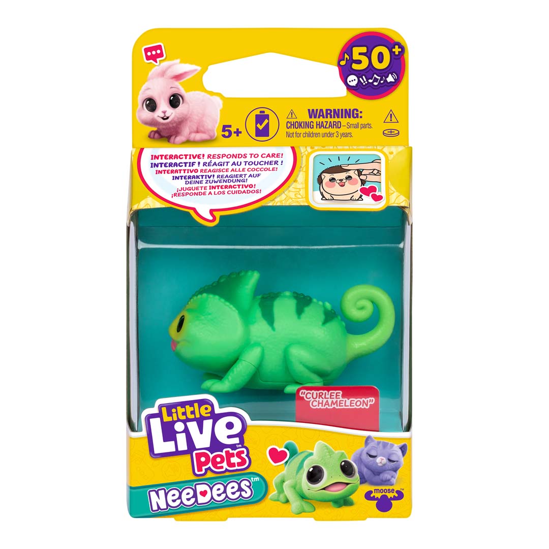 Interaktives Little Live Pets NEE DEES 30+ Geräusche Berührungssensoren 2,9x5,7x3,7cm