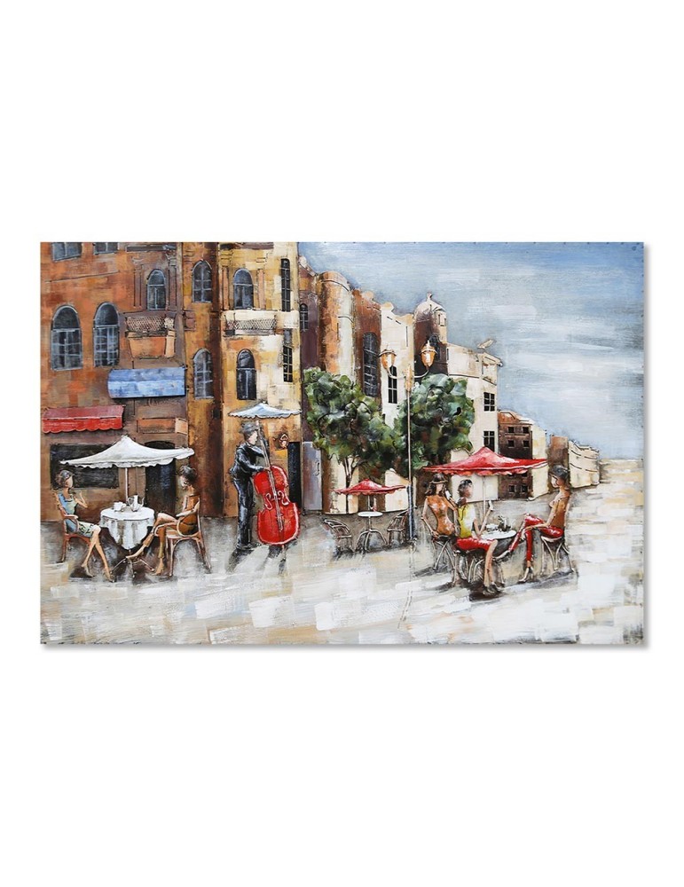 3D Wandbild DAYS IN FRANCE auf Metallplatte inkl. Rahmen 8x131,5x91,5cm