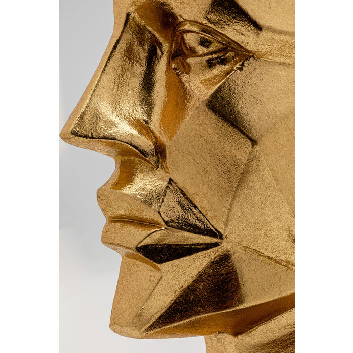 10jBRtoJKpYKgJt Buchstütze FACE 2er-Set handbemalt Unikat 24x16x11,5cm