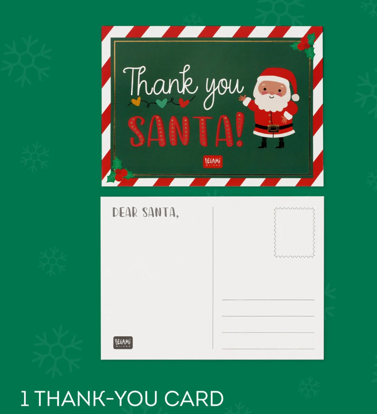 Set für Brief an den Weihnachtsmann