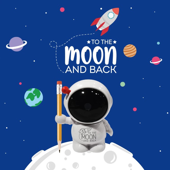 2mZgWQ9fwYgyBZ Kurbel-Bleistiftspitzer - To The Moon and Back