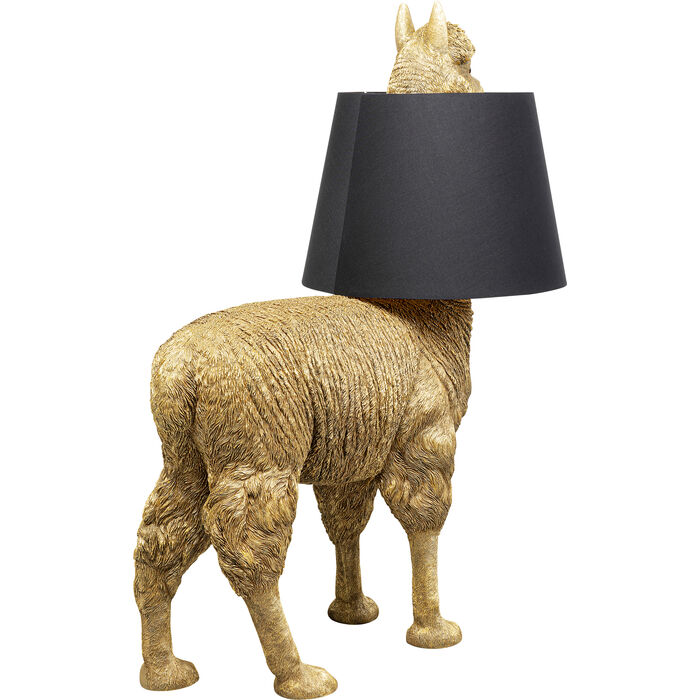6lNGyxetiplcI3 Stehleuchte Alpaca E27 Gold Schwarz 107,5x81x45cm