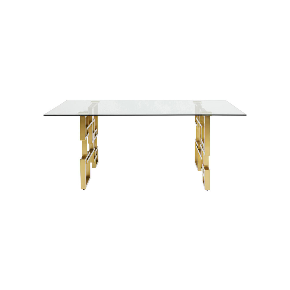 Tisch BOULEVARD ESG-Sicherheitsglas Gold 75x100x200cm Tisch BOULEVARD ESG-Sicherheitsglas Gold 75x100x200cm