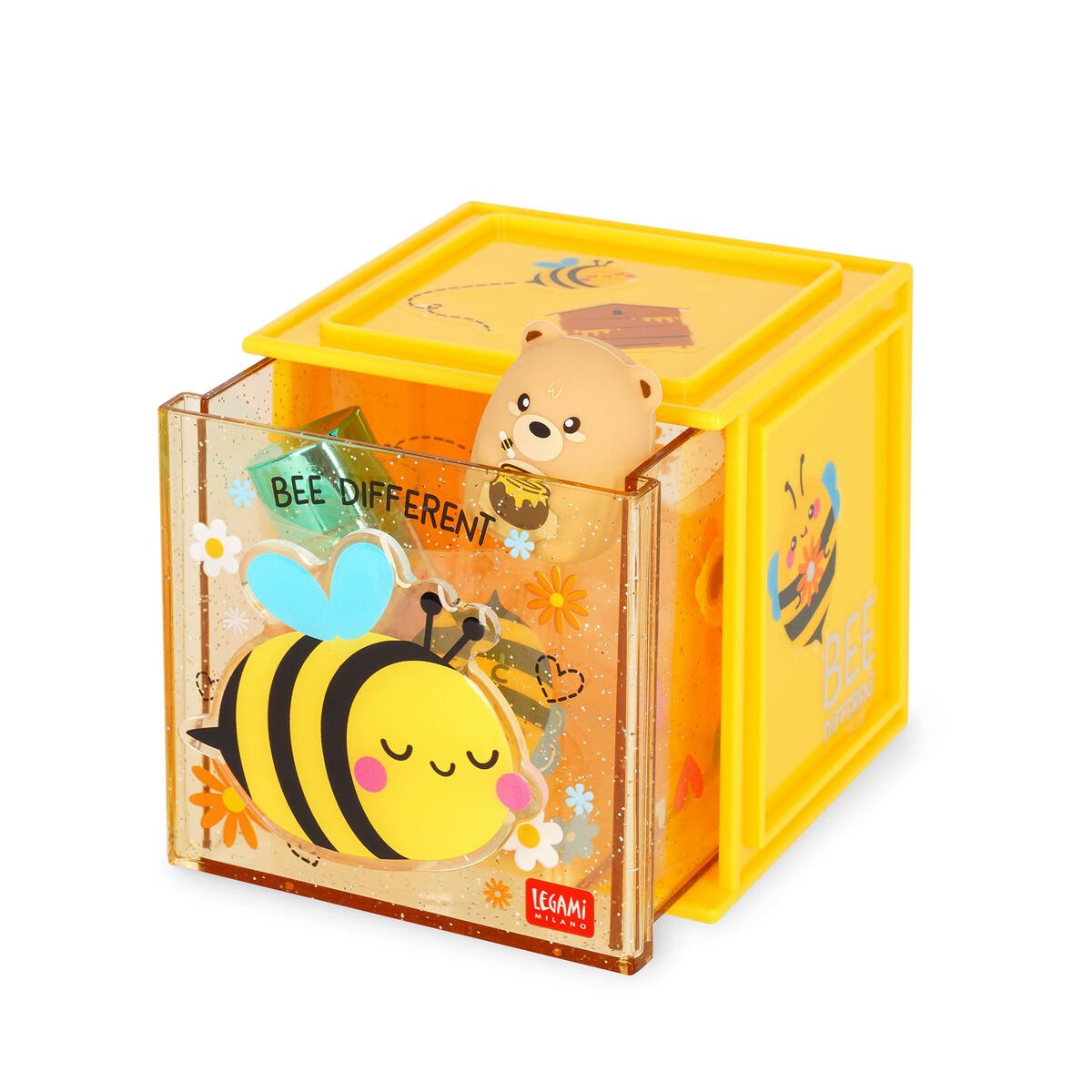 Erweiterbare Schreibtischbox - Cutie Cube BEE
