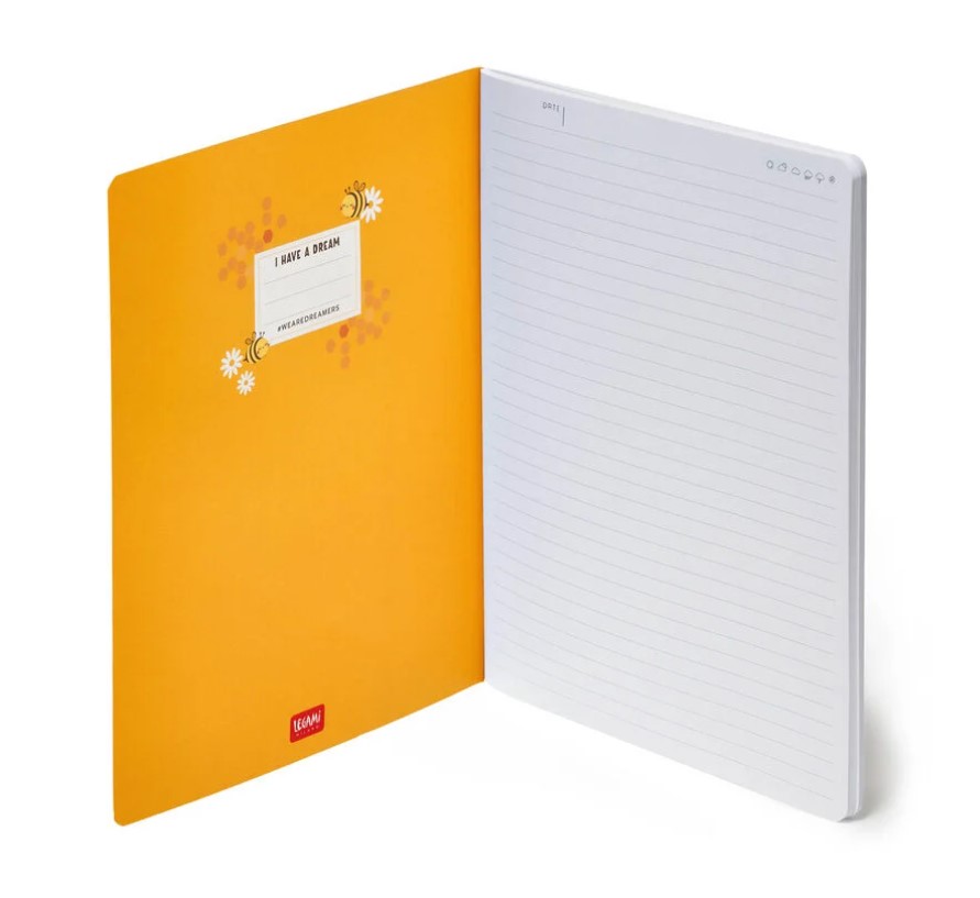 1kungRGsy9zEcJ Liniertes Notizbuch - Large B5 - My Notebook 18,5x24,8cm 100 Seiten Bee