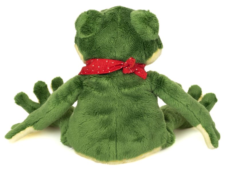 Frosch Schlenkerfrosch grün handgefertigt 7x13x28cm 