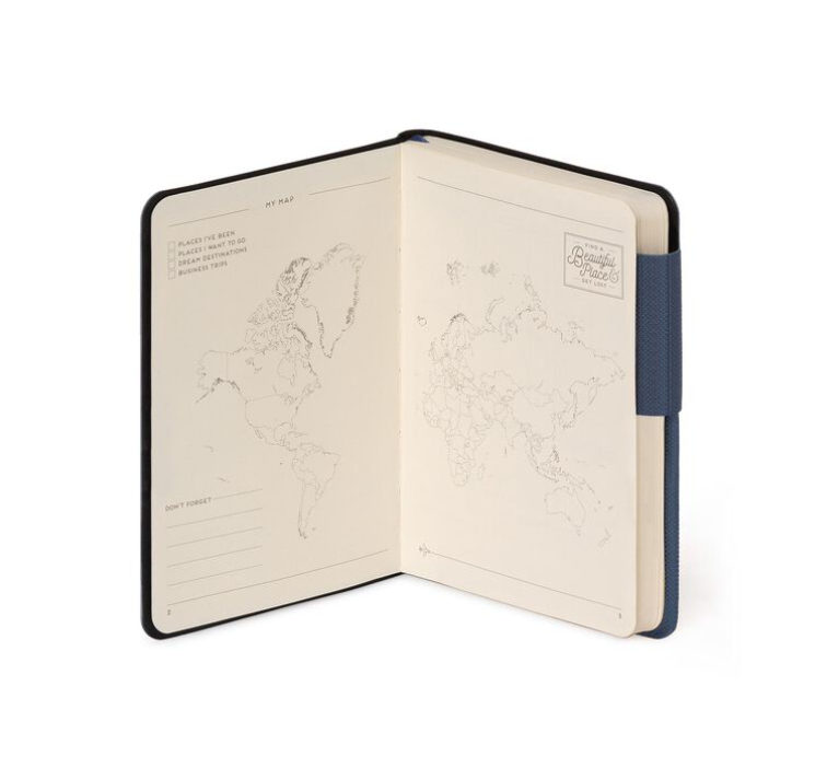 22RRATLWL8u7HZ Liniertes Notizbuch - Small - My Notebook 9,5x13,5cm 192 nummerierte Seiten Galactic Blue