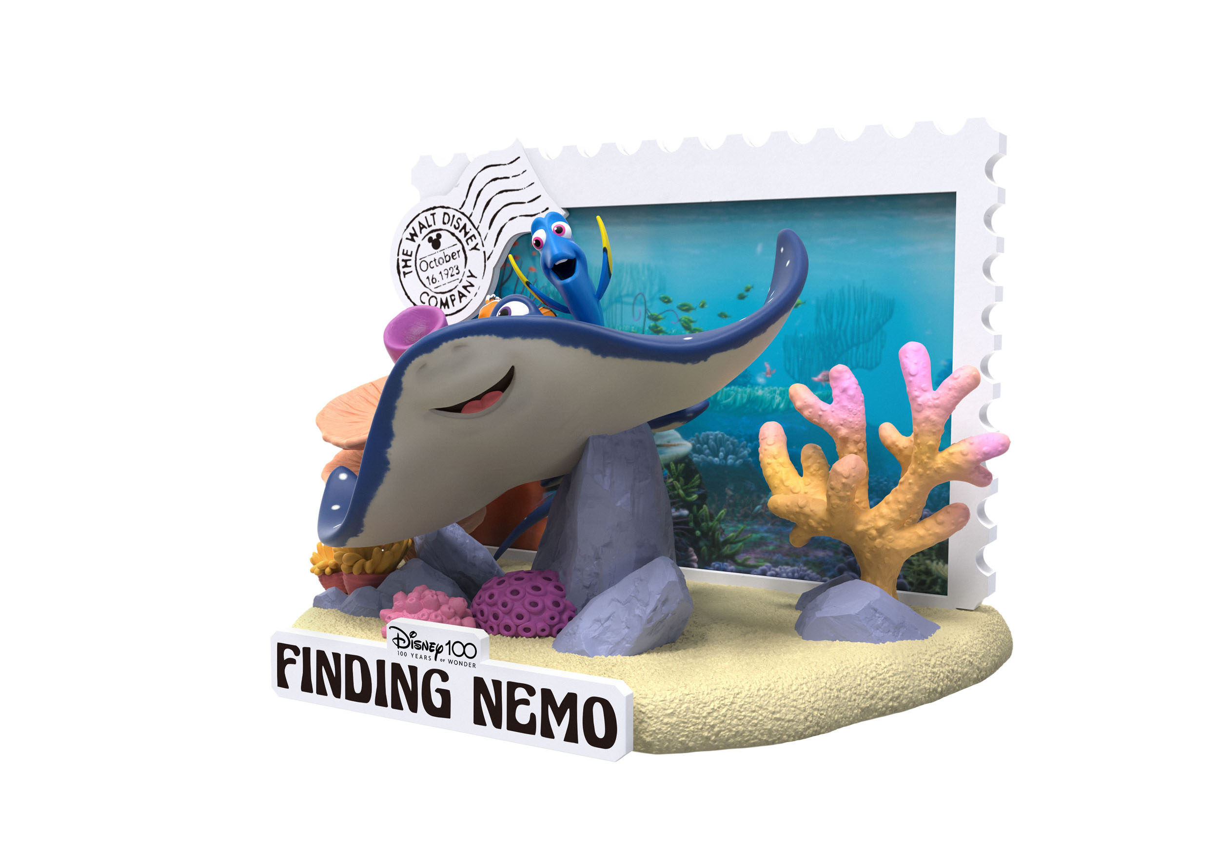3Y8WqD3OrSGPVg Disney 100 Years of Wonder D-Stage Sammlerstück Diorama "Finding Nemo" 11,7cm PVC