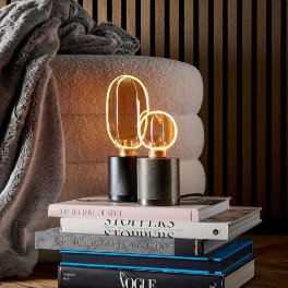 LED Filament Leuchtmittel O-2 Gold E27 4W 170lm 1800K Warmweiß 8x5x12cm