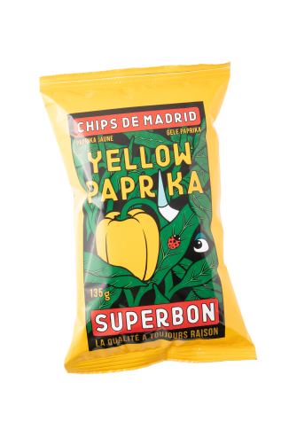 Superbon Chips YELLOW PAPRIKA 135g