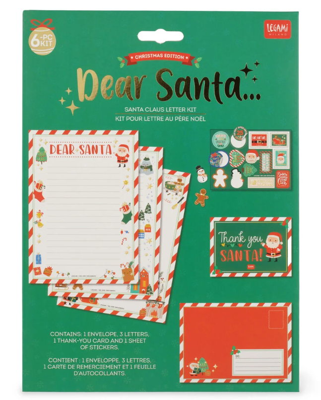 Set für Brief an den Weihnachtsmann