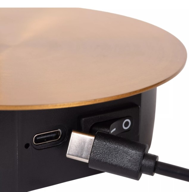 Magnetische Akku-Wandleuchte JOLIJN Metall 2W 145lm 3000K Warmweiß 10,2x10,2x9cm