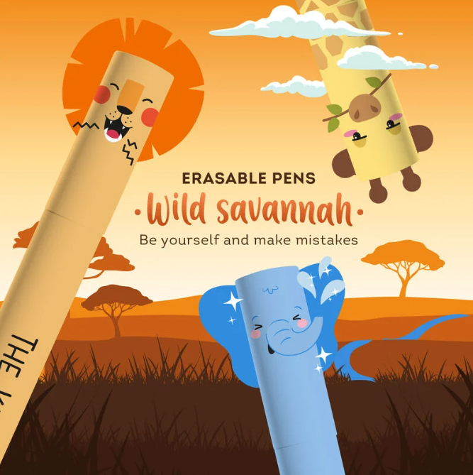 7pnID5ZGxlUF94 Löschbarer Gelstift - Erasable Pen Löwe Lion