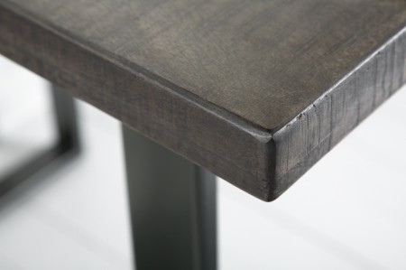 3SEneFqml5jXjj Bartisch IRON CRAFT Mangoholz Edelstahl Grau Unikat 120x80x105cm