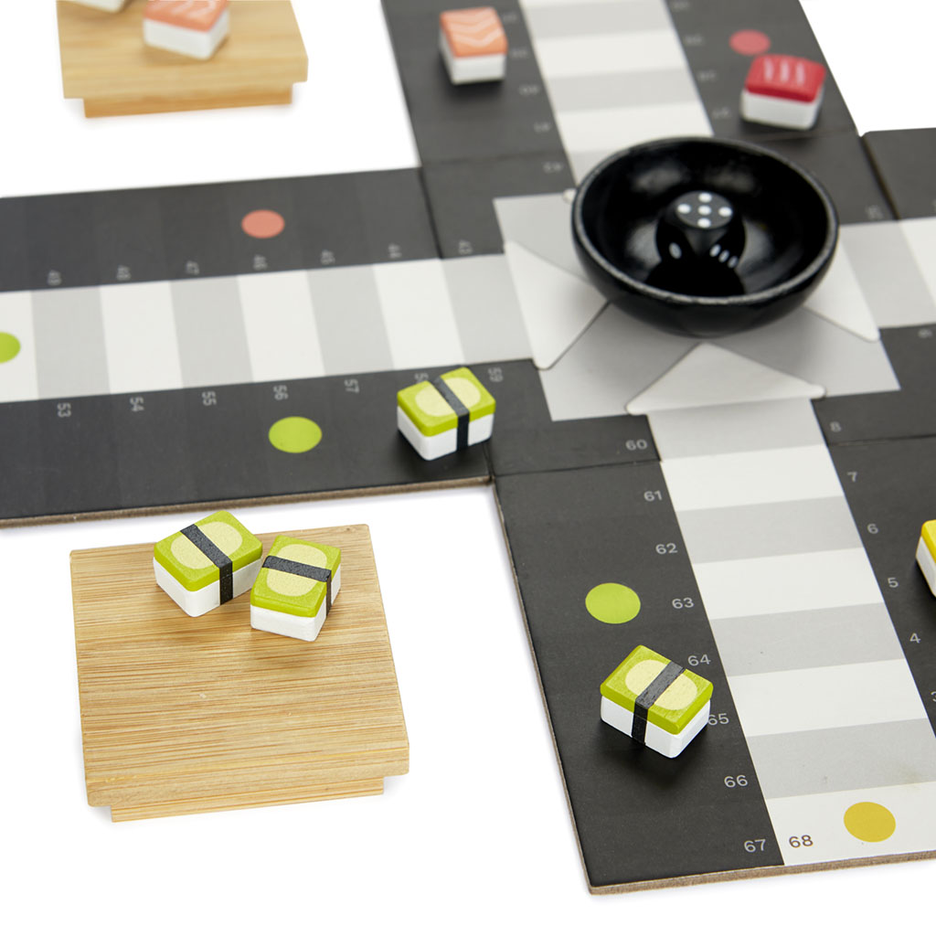 Brettspiel LUDOSHI Mensch-ärgere-dich-nicht Holz 23-teilig 24x16x4cm
