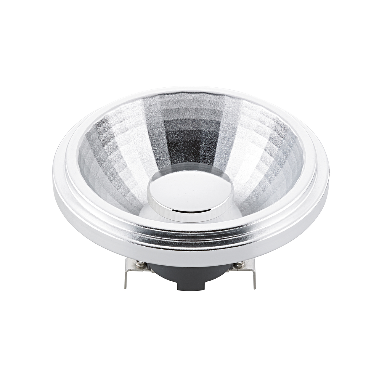 61335 LED Leuchtmittel LUXAR ARGENT AR111 G53 12W 800lm 2700K Warmweiß dimmbar 11,1x11,1x6,7cm