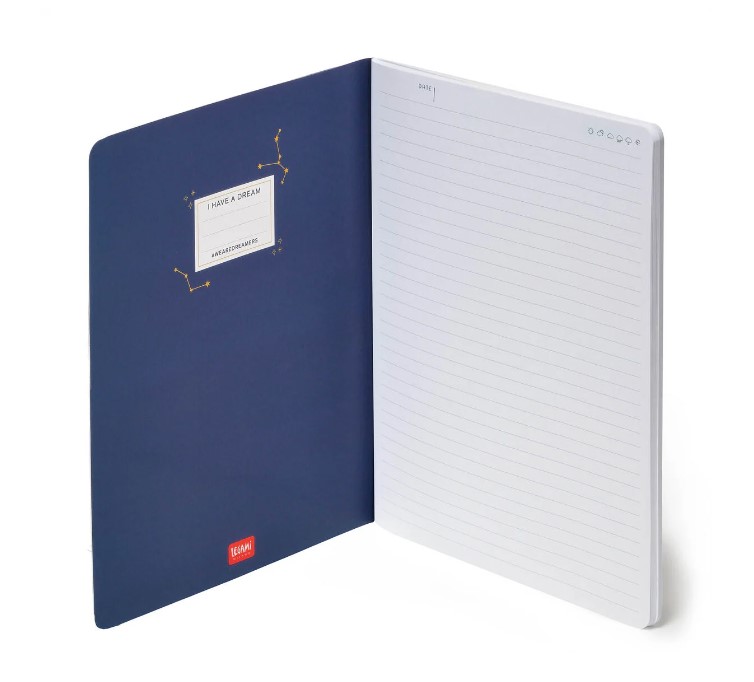 10UV01JduIooLF Liniertes Notizbuch - Large B5 - My Notebook 18,5x24,8cm 100 Seiten Stars