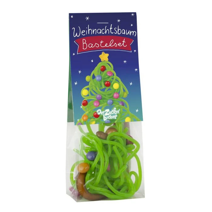 Naschbeutel Weihnachtsbaum Bastelset Süßigkeiten Mischung 45g 