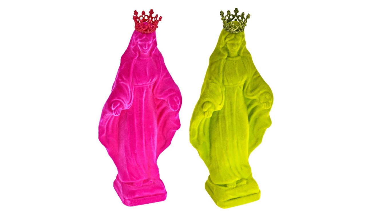 Dekofigur MADONNA MIT KRONE Polyresin 23x14x52cm Dekofigur MADONNA MIT KRONE Polyresin 23x14x52cm