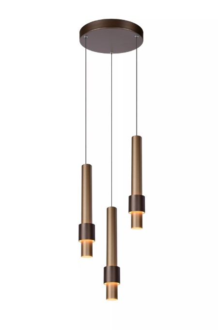 Pendelleuchte MARGARY Aluminium 3x4W 433lm 2700K Warmweiß 28x28x169cm