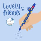 Gelstift Lovely Friends mit abnehmbarer Monster-Figur 0,5 Gelstift Lovely Friends mit abnehmbarer Monster-Figur 0,5