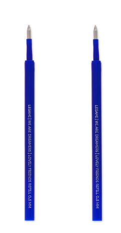 Screenshot-2024-10-21-162832 Set mit 2 Ersatzpatronen für Gelstift - Lovely Friends Blau
