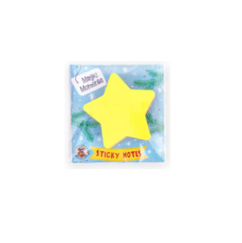  MAGIC MOMENTS Weihnachten Sticky Notes Mini Blöckchen 100 Blatt Stern 5,7x0,7x5,7cm