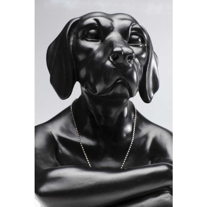 12chYHqnmGQx0bh Dekofigur Gangster Dog Black 33x26x17cm
