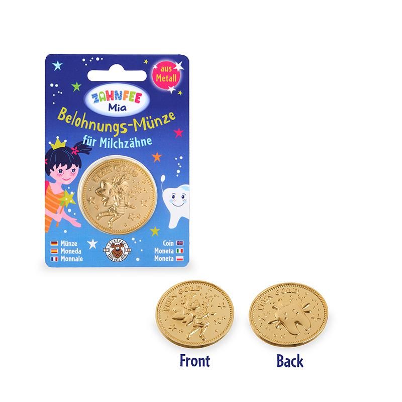 Zahnfee Mia BELOHNUNGSMÜNZE Ø 4cm