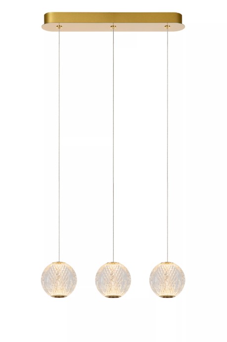 Pendelleuchte CINTRA Acrylglas 3x4,7W 283lm 2700K Warmweiß dimmbar