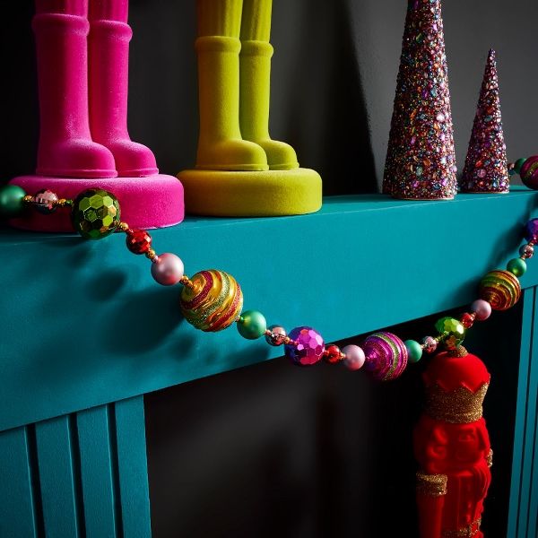 Kugelgirlande SHINE Mehrfarbig  270x8x8 cm