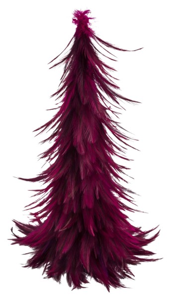 Federtanne bordeaux 28x60cm