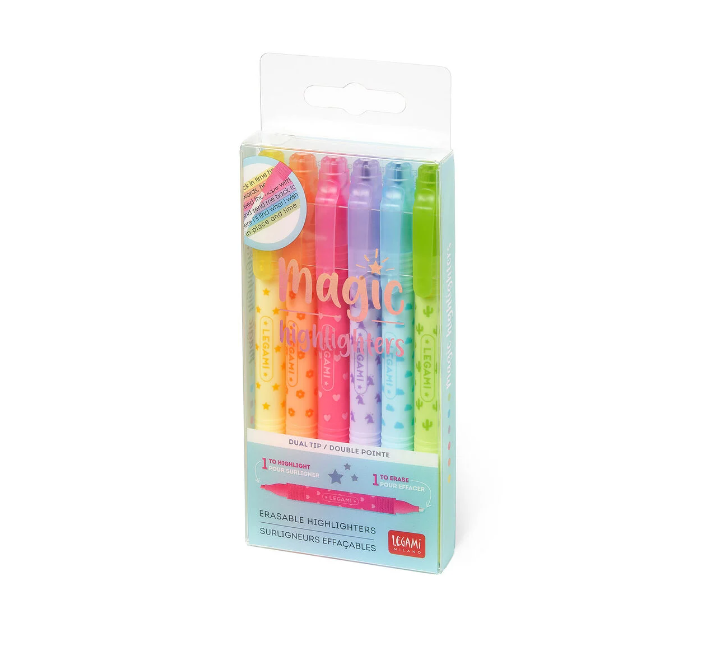 4tXYPg8AqXT7q7 Löschbare Textmarker - Magic Highlighters 6er-Set