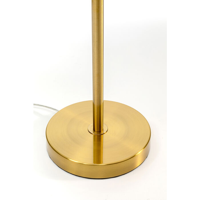 KARE-53745-detail-d-700x700 Tischleuchte FEATHER PALM Stahl Straußenfedern Weiß Gold E27 70x70x60cm