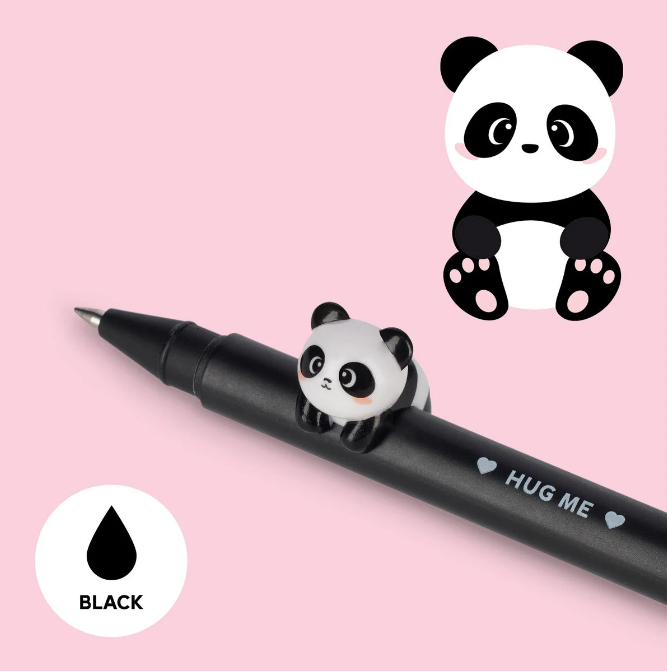 2Y9muQUPBQkgyG Gelstift Lovely Friends mit abnehmbarer Panda-Figur 0,5