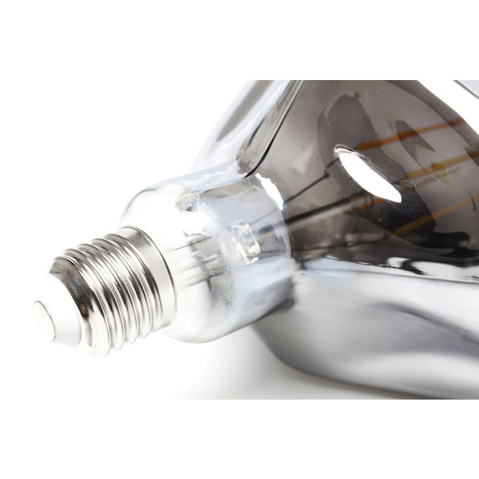 LED Filament Leuchtmittel BULB PEBBLE Silber E27 3W 220lm 2700K Warmweiß Dimmbar 15,2x15,2x24,5cm