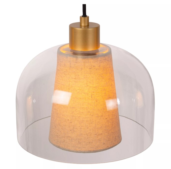Pendelleuchte GUNHILD Glas 3xE27 dimmbar
