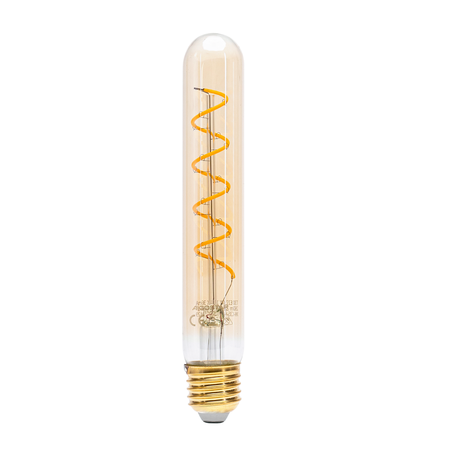 LED Filament Leuchtmittel TUBE T30 E27 4W 1800K Warmweiß 3x3x18,5cm