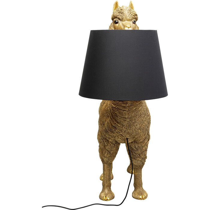 39IzyjWvFYBfvV Stehleuchte Alpaca E27 Gold Schwarz 107,5x81x45cm