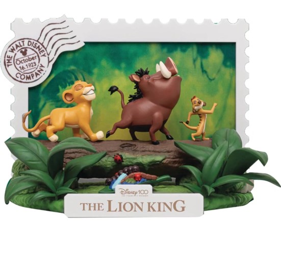 7qNYQ20WCzeHWT Disney 100 Years of Wonder D-Stage Sammlerstück Diorama "Lion King - König der Löwen" 15cm