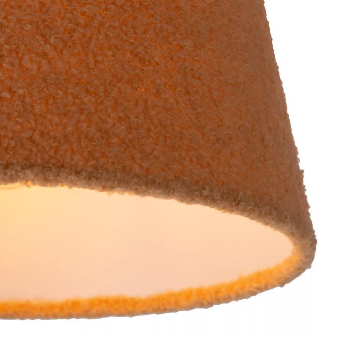 Pendelleuchte WOOLLY Baumwolle E27 dimmbar 28x28x150cm