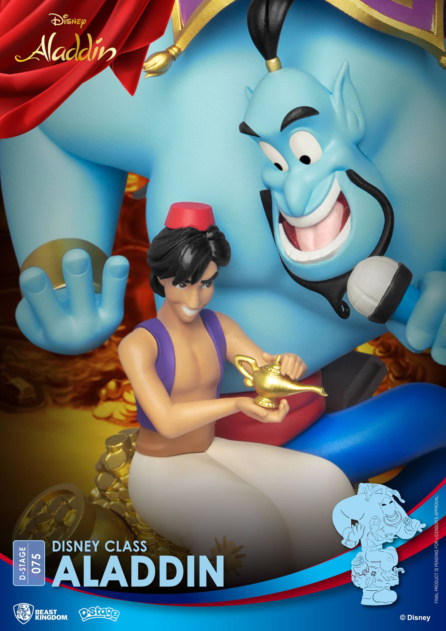 8Rsk6JNjLRjTkK Disney Class Series D-Stage Sammlerstück Diorama "Aladdin" 15cm PVC
