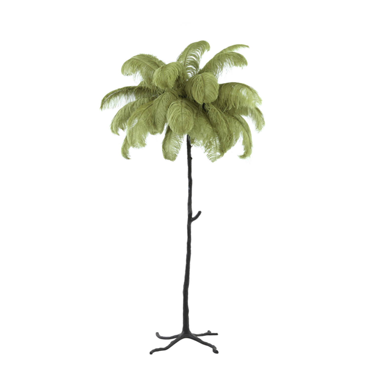 1860769 Stehleuchte FEATHER Schwarz Gün E14 95x95x180cm