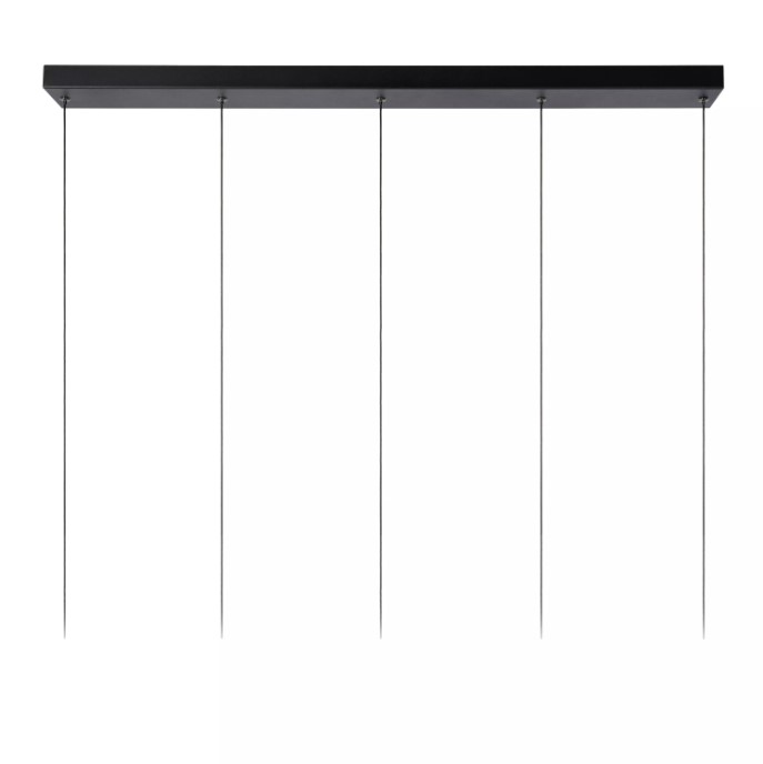 8XhLg5GMla5qig Pendelleuchte MARGARY Aluminium 5x4,2W 460lm 2700K Warmweiß 103x8x169cm